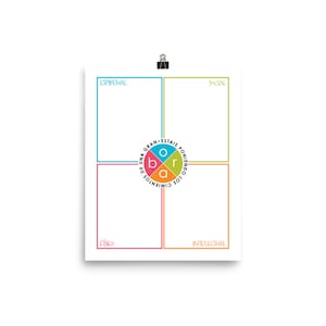 A Great Work: [Spanish] Children and Youth - Personal Development Worksheet pdf