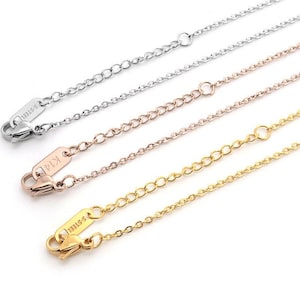 10pcs Gold/ rose gold Stainless Steel Cable Chains, Bulk Chain ,DIY Finished Chain Necklace,Flat oval Cable chain