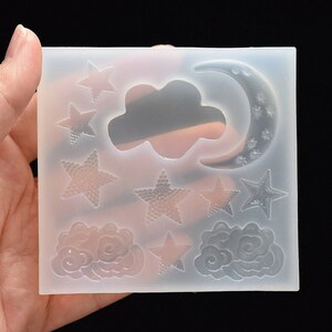 Star Cloud Moon Resin Resin Silicone Mold Sieraden