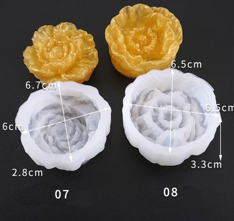 Flower Silicone Mold Epoxy Resin Crafthandmade Flower Resin Mold