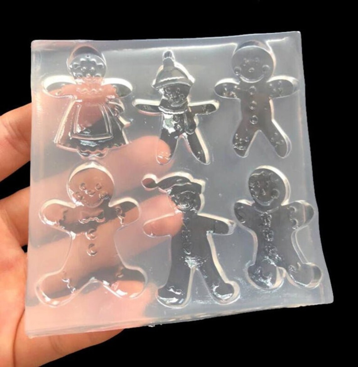 2 Stück Weihnachts Backformen Aus Silikon - Weihnachtsbaum & Schneemann Formen Für Schokolade