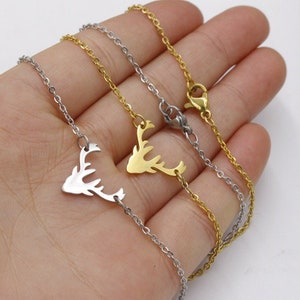 5pcs poliert Edelstahl Bar Anhänger Charms, Kettenlänge 45cm, Edelstahl DIY Schmuck Erkenntnisse