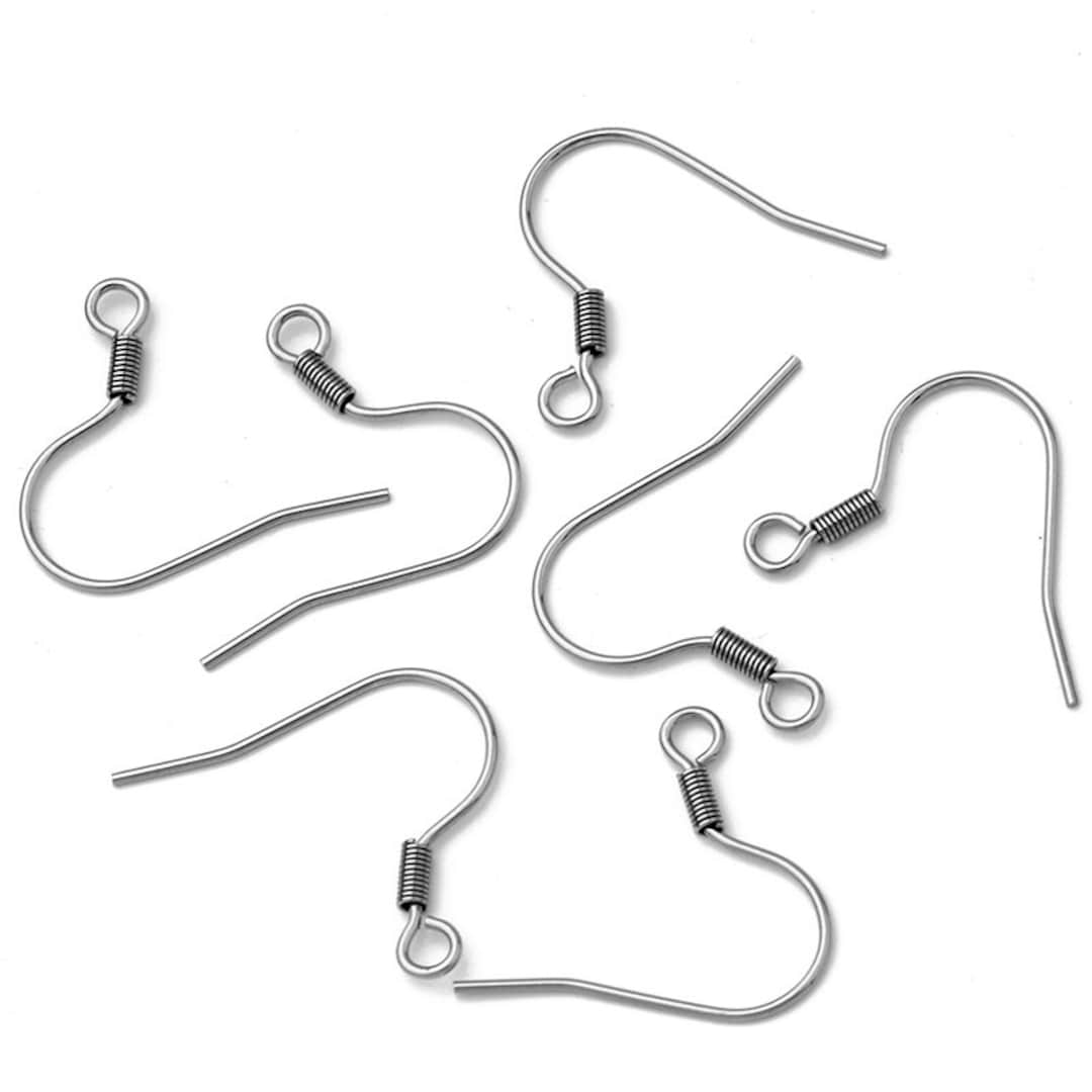 100pcs Stainless Steel Ear Wires Hypo Allergenic Earring Hooks For DIY Jewelry Findings Components Accessories 5e7aee295094a13ce0fb9680