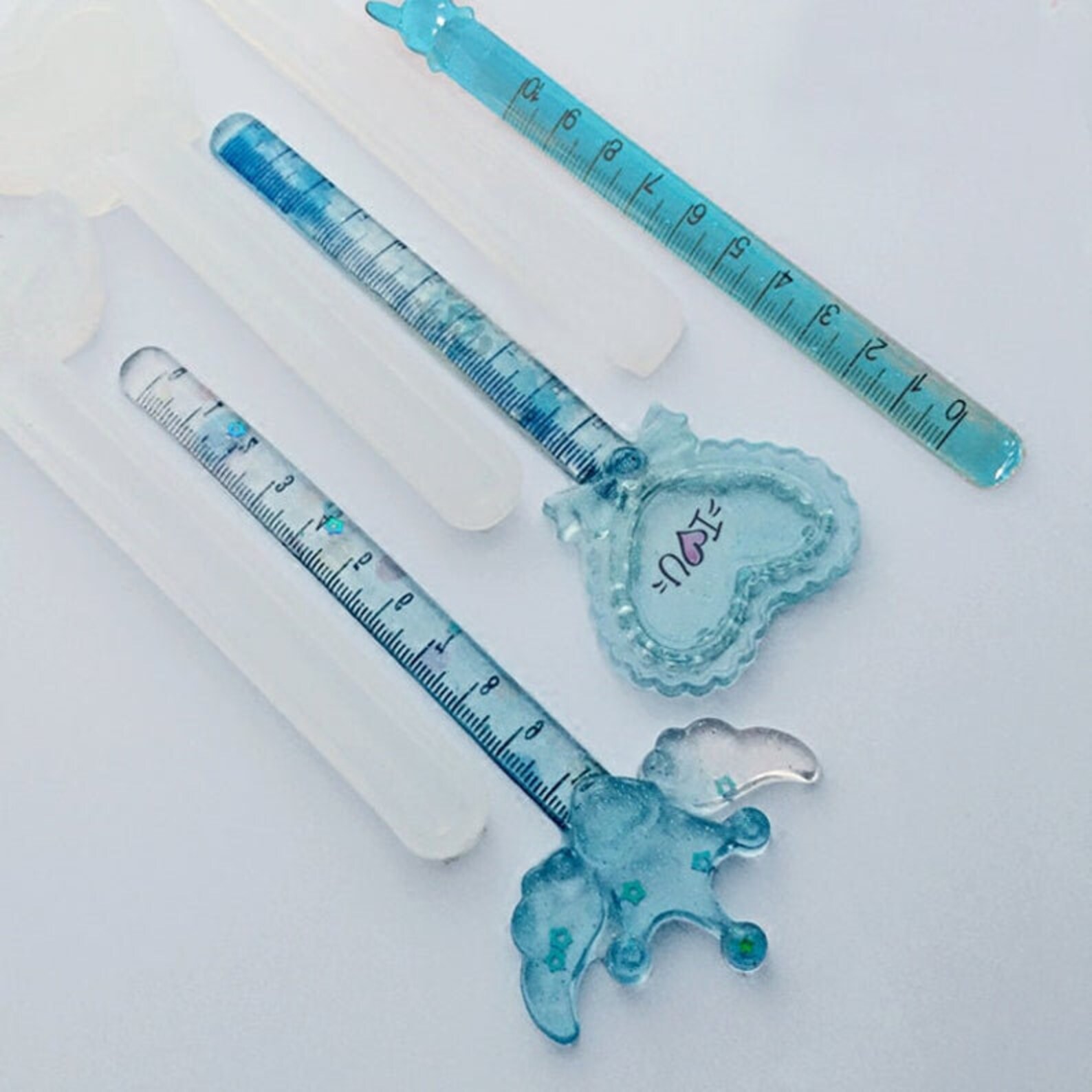 Ruler Resin Mold Silicon Resin Mold - Etsy