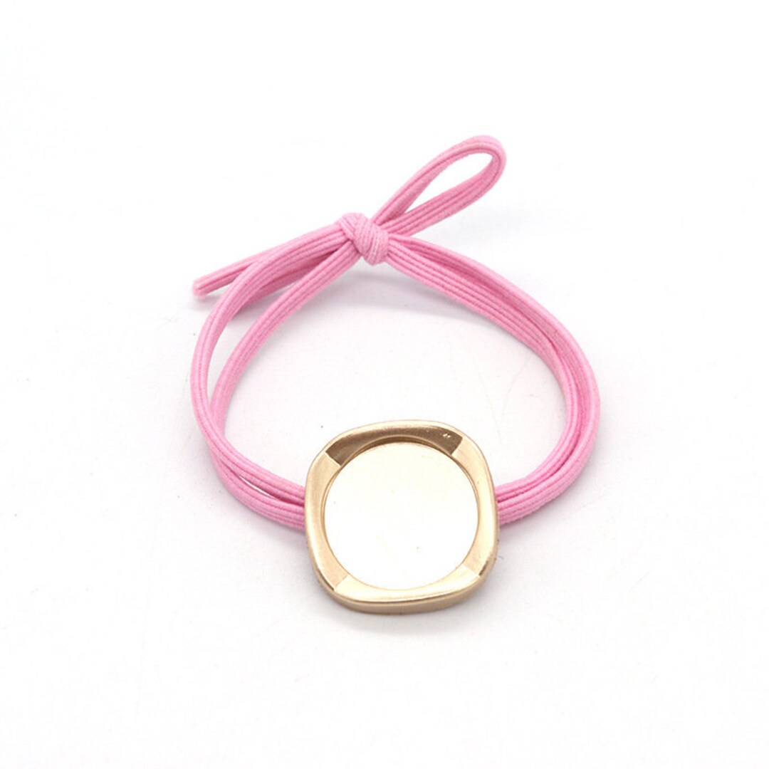 10pcs 18mm Hair Clips Hair Ties Bezel Settings Good Present Idea Base