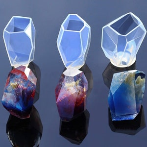 DIY Silicon Mold Faceted Stone Silicone Mold,Gem Stone Resin Mold
