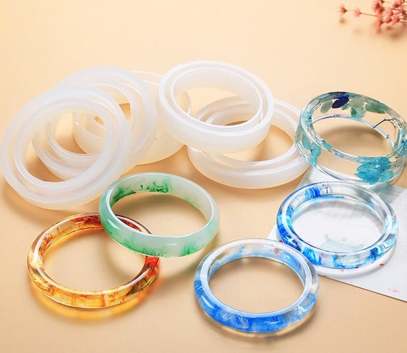 Canvazo 4 Size Round Bangle Silicone Moulds Jewelry Moulds - Canvazo