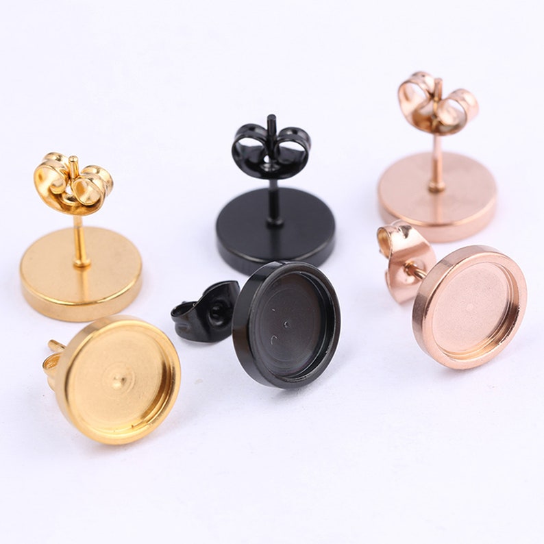 Tanyoyo Wood Cheater Fake Ear Plugs Gauges Illusion Screw Stud Earrings 3-6 Pair