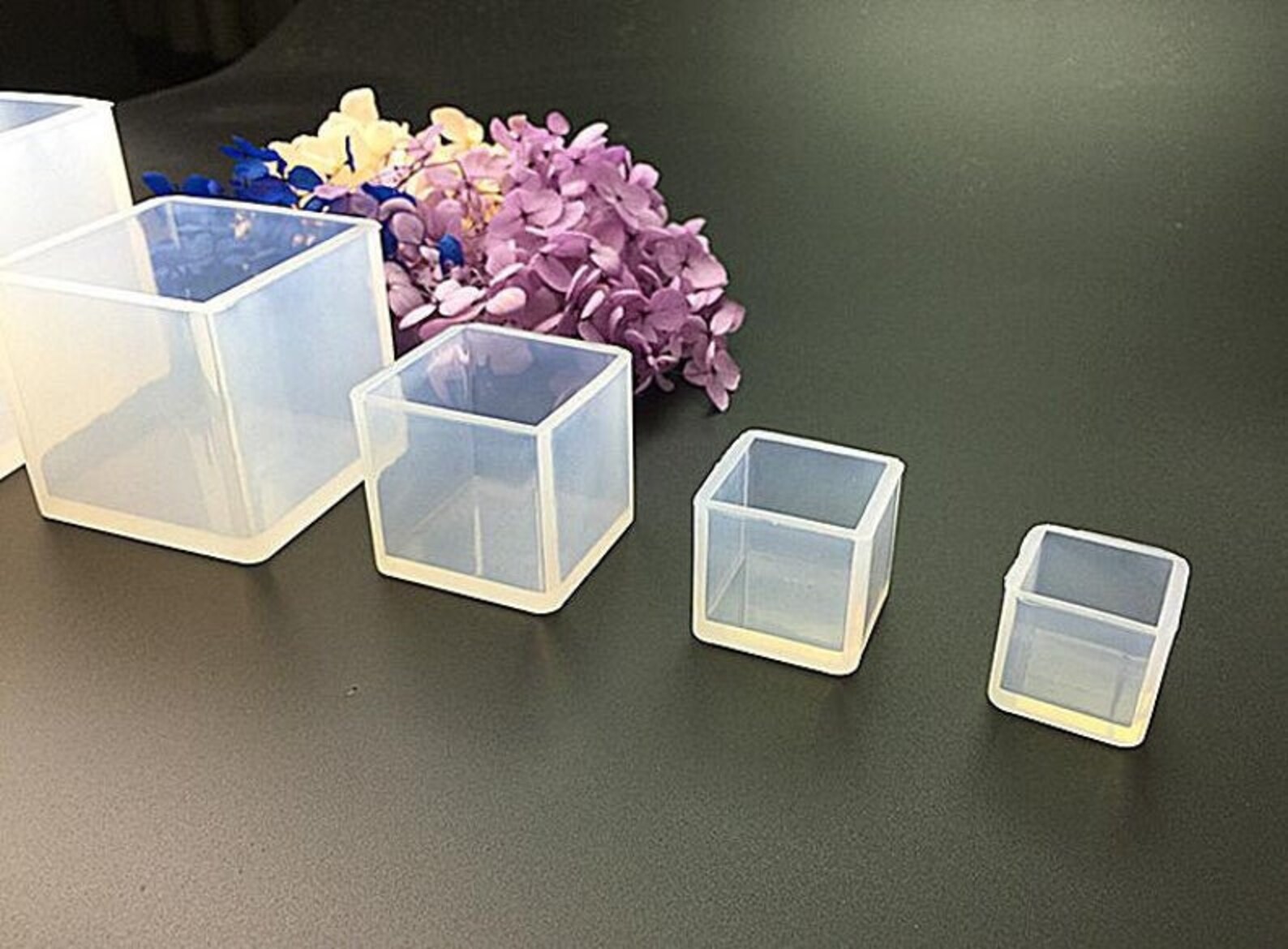 Cube Clear Resin Silicone Mold Diy Manual Cube Mold Etsy