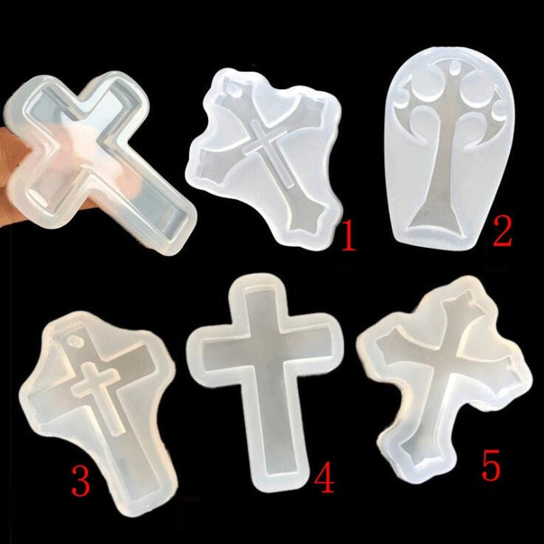 Religious Cross Silicone Mold Crafting Cross Resin Epoxy DIY Etsy