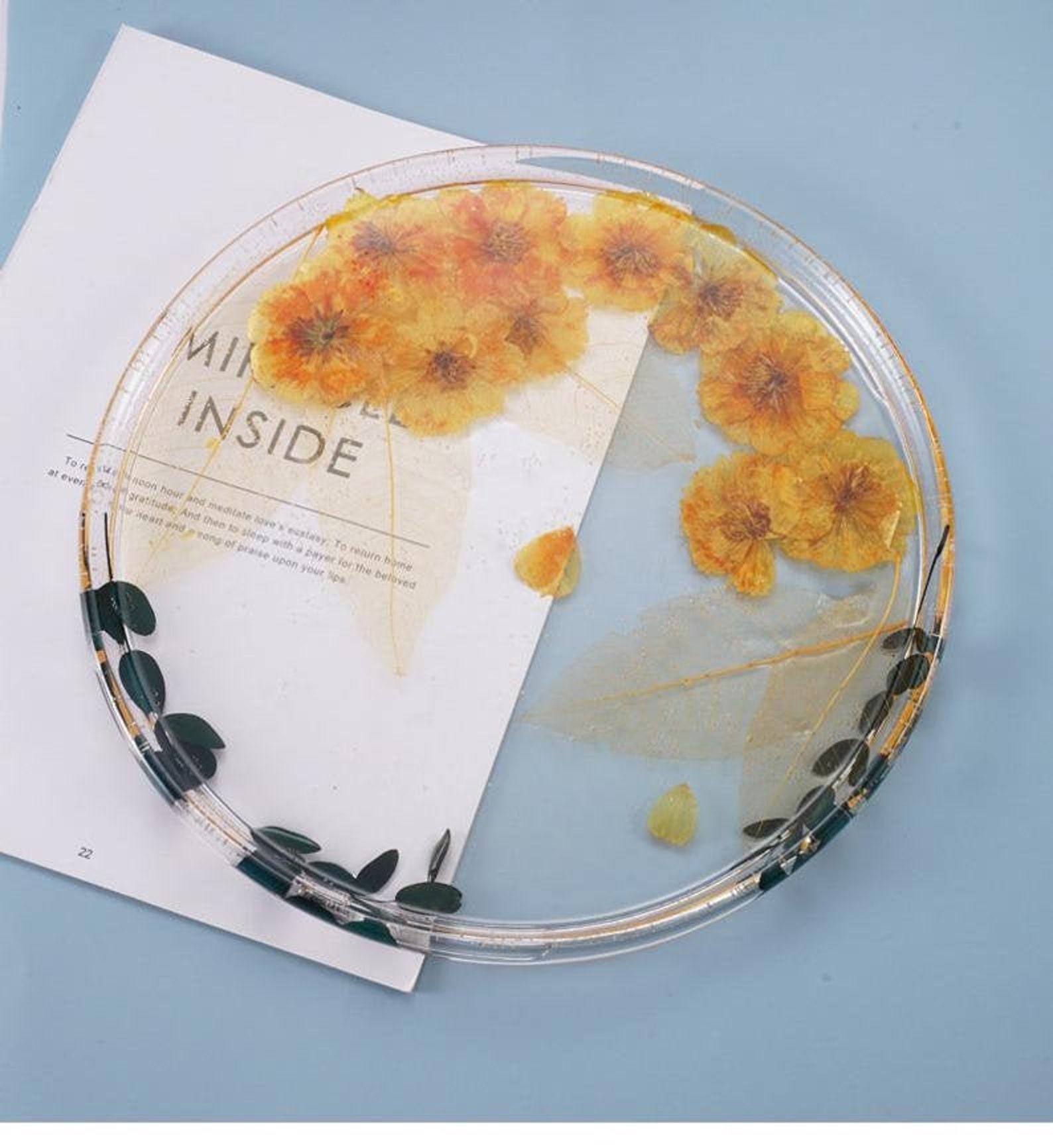 DIY Plate Mold Round Dish Resin Molds Fruit Tray Mold Etsy