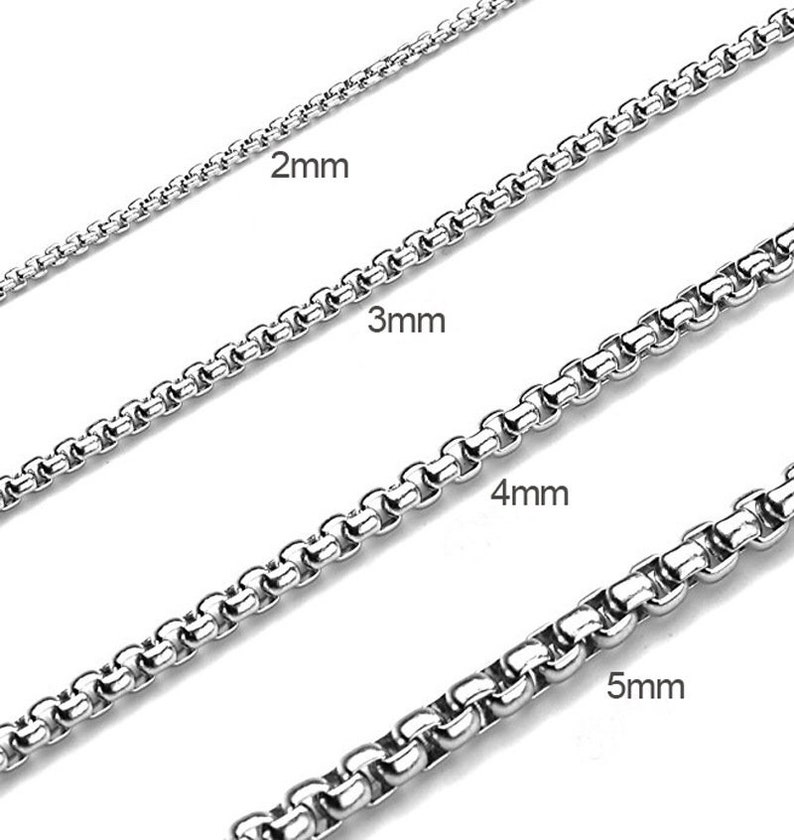5pcs Stainless Steel 2MM 2.5MM 3MM Pearl Chains Bulk Chain - Etsy