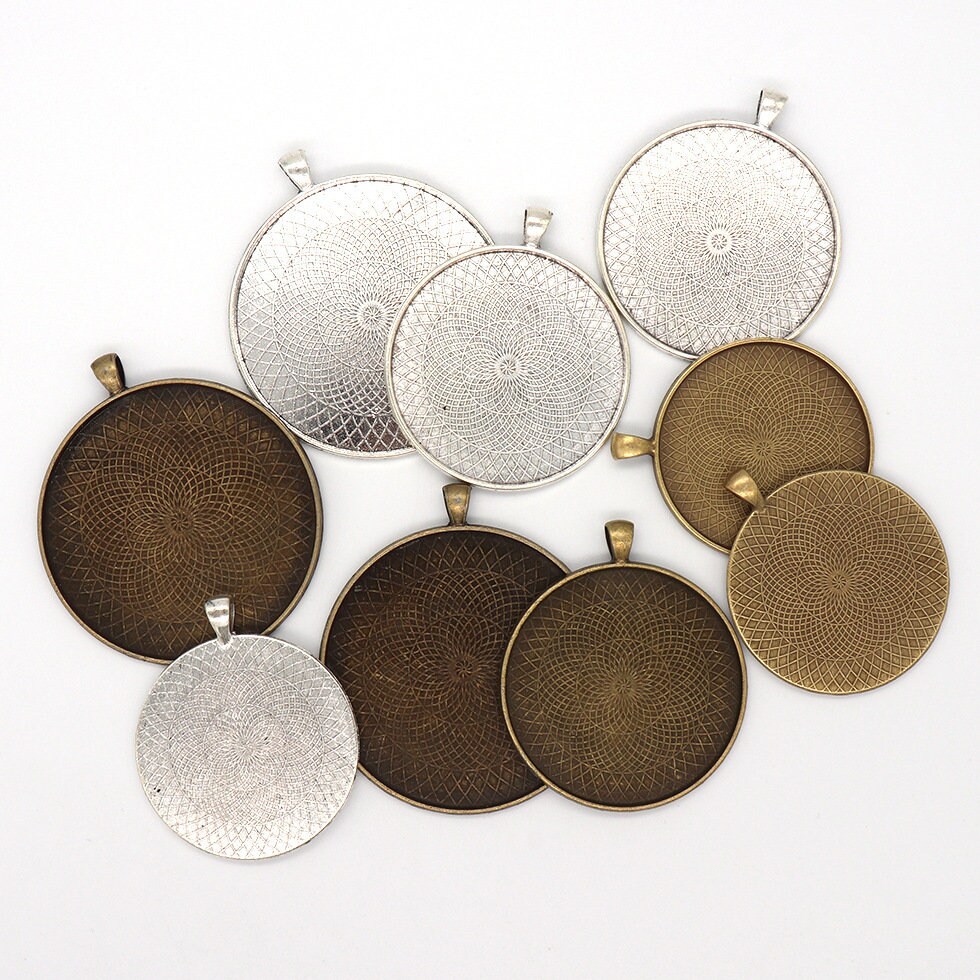 40 PCS Antique Bronze Jewelry Making Ring Blanks - Craft Findings For DIY Bracelets & Necklaces