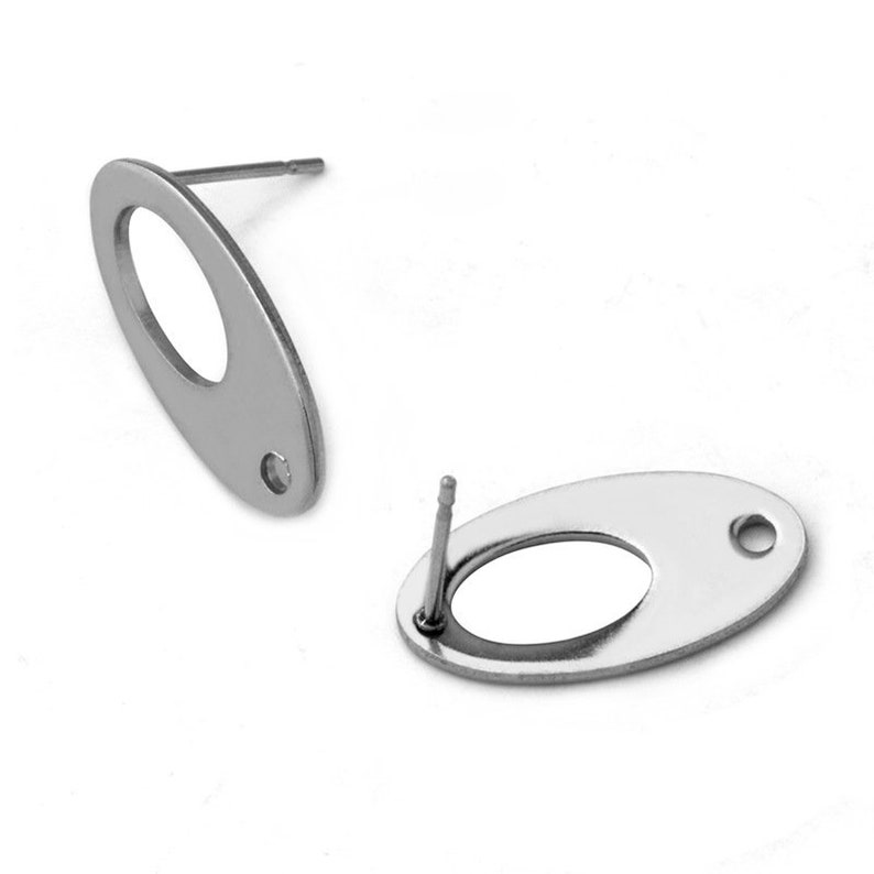 20pcs Stainless Steel Ear Wire Earring Hooks Ear Hook Etsy