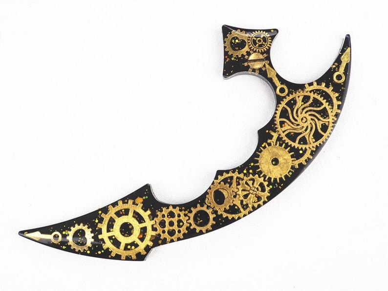 Keychain Resin Moldknife Self Defense Epoxy Casting Mold Key Etsy