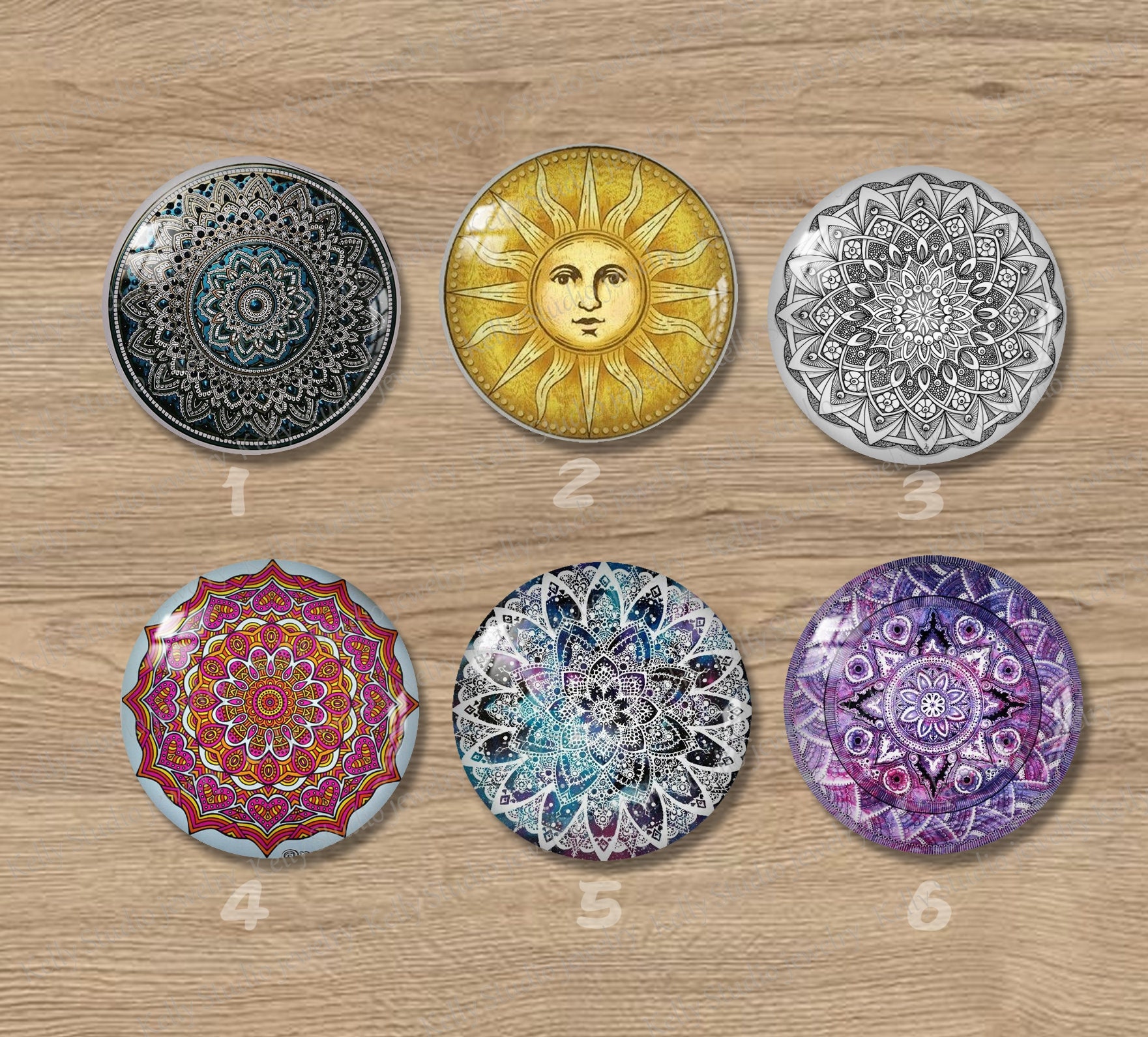 Handmade Photo Glass Cabochon Image Glass Cabochon 8mm 10mm | Etsy