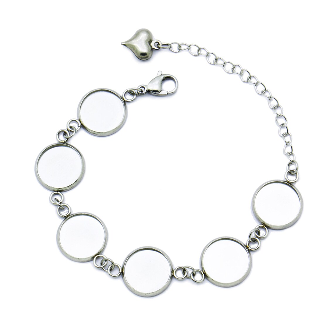 5pcs Stainless Steel Bezel Bracelet Blanks Settings 8mm 10mm Etsy