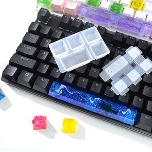 DIY Keyboard Silicone Resin Molds,Key Cap Mold,UV Resin Epoxy Molds,Mechanical Keyboard Cap Mold,Cat Claw Key Cap Silicon Mould