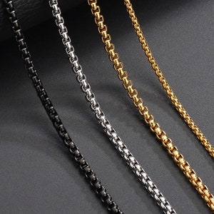 5m/lot Silver Gold 1.3mm 1.6mm 2.0mm Link Chain Plated Brass Materials Bulk  Necklace Chains for Jewelry Making Findings Supplies 