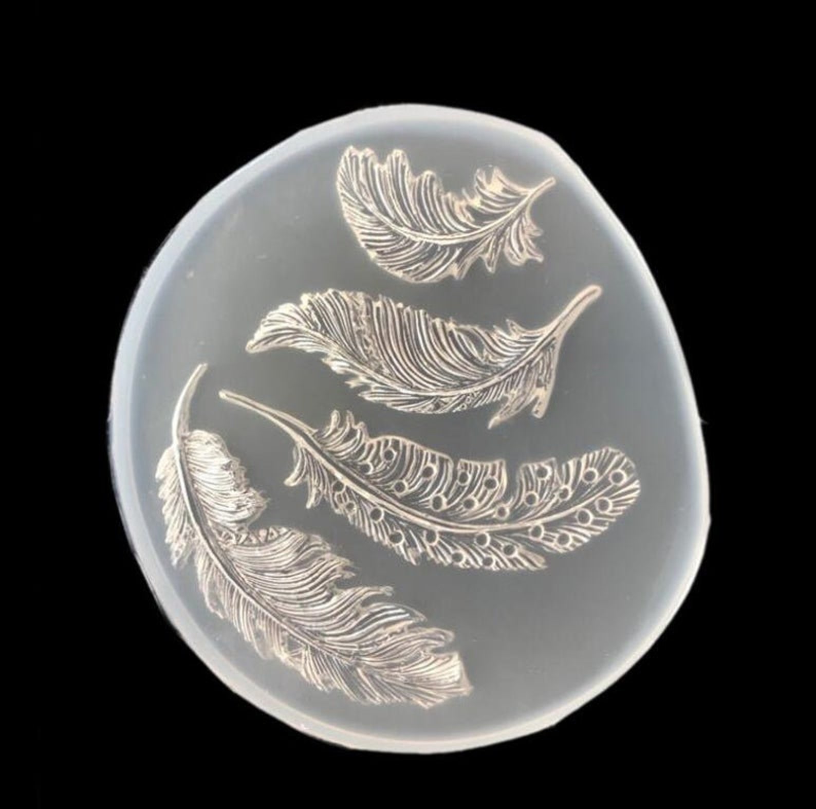 Feather Silicone Mold Epoxy Resin Jewelry Mold Making Etsy