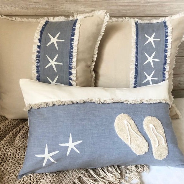 Coastal Pillows Etsy