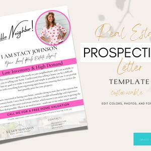 Realtor Prospecting Flyer | Real Estate Marketing Letter | Realtor Resources | Real Estate Custom | Marketing Template | New Agent Flyer