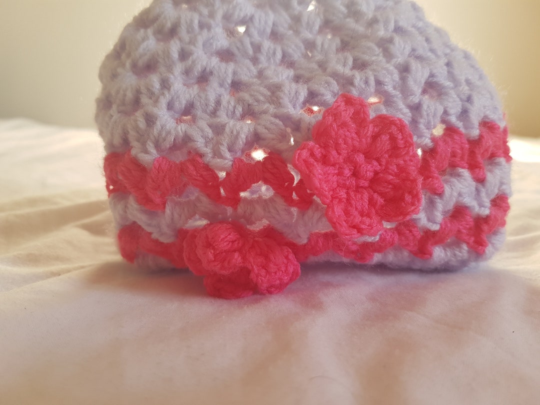Flower and Bud Hat Baby Hat Toddler Hat Child's Hat Etsy