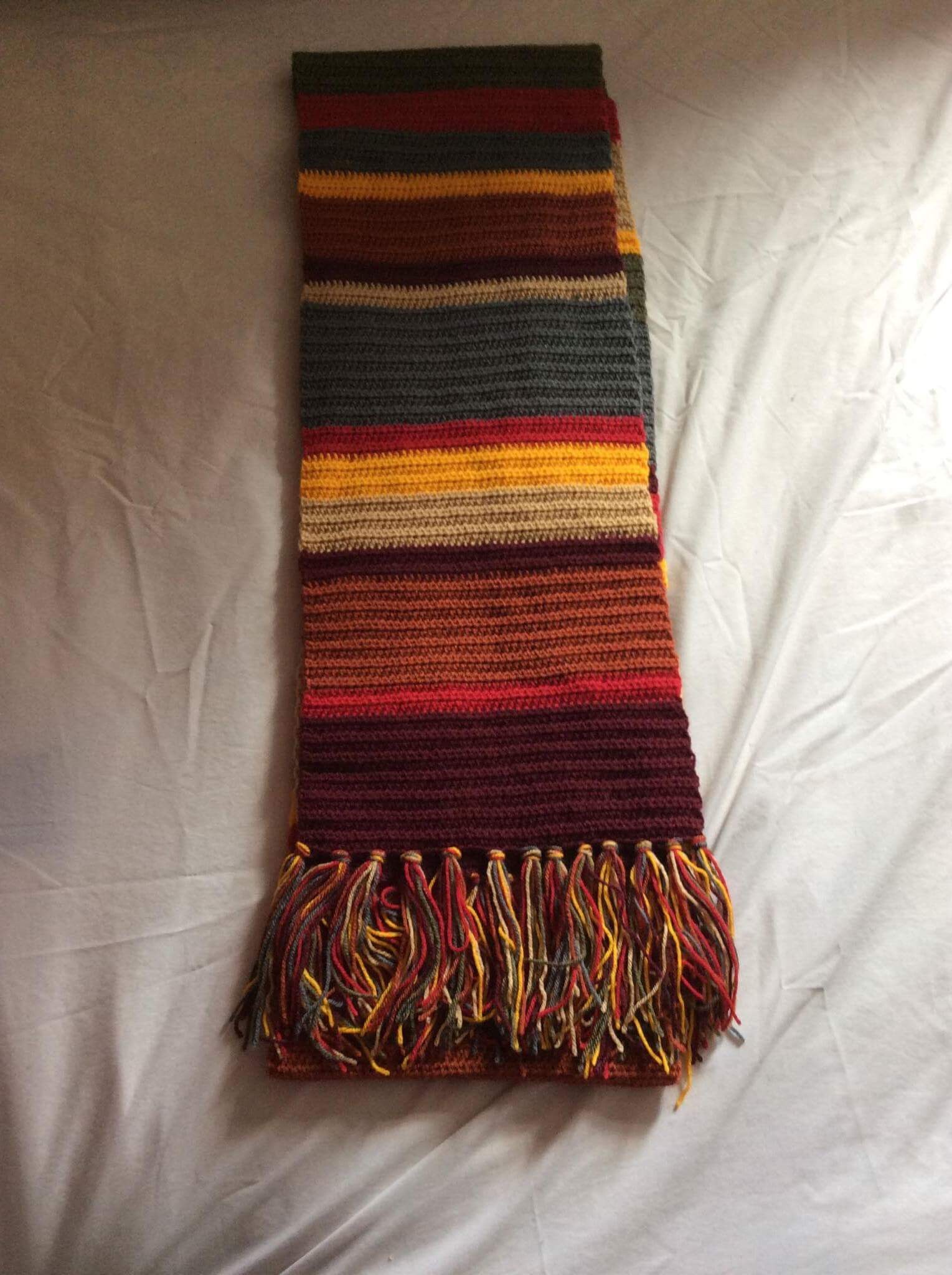 doctor who scarf crochet