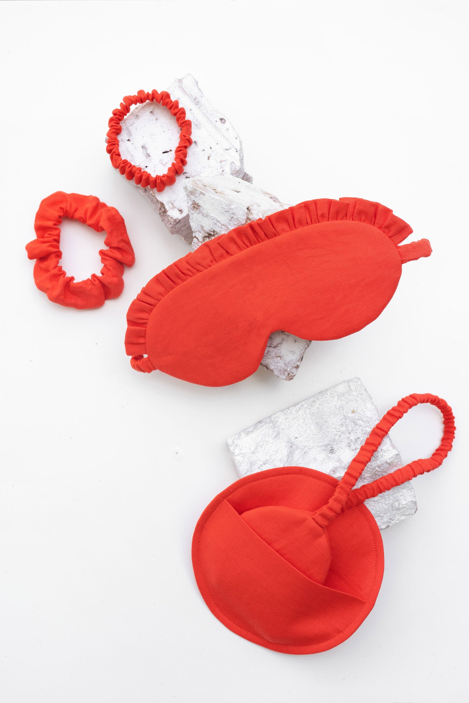 Sleeping Mask Set / Organic Linen Sleep Mask for Women / Soft Etsy