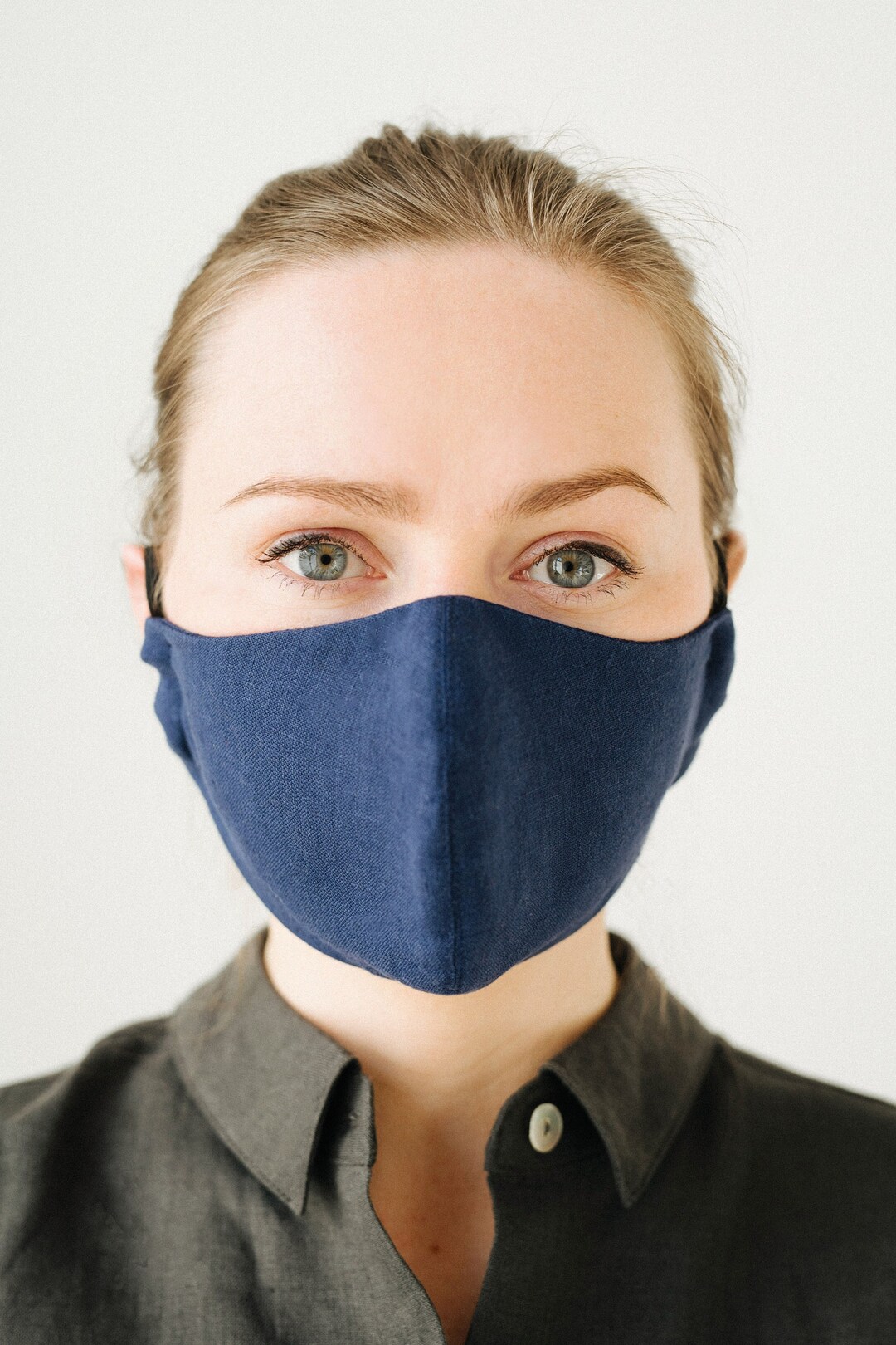 Organic Linen Face Protection Mask / Reuse Face Mask / Maske Etsy