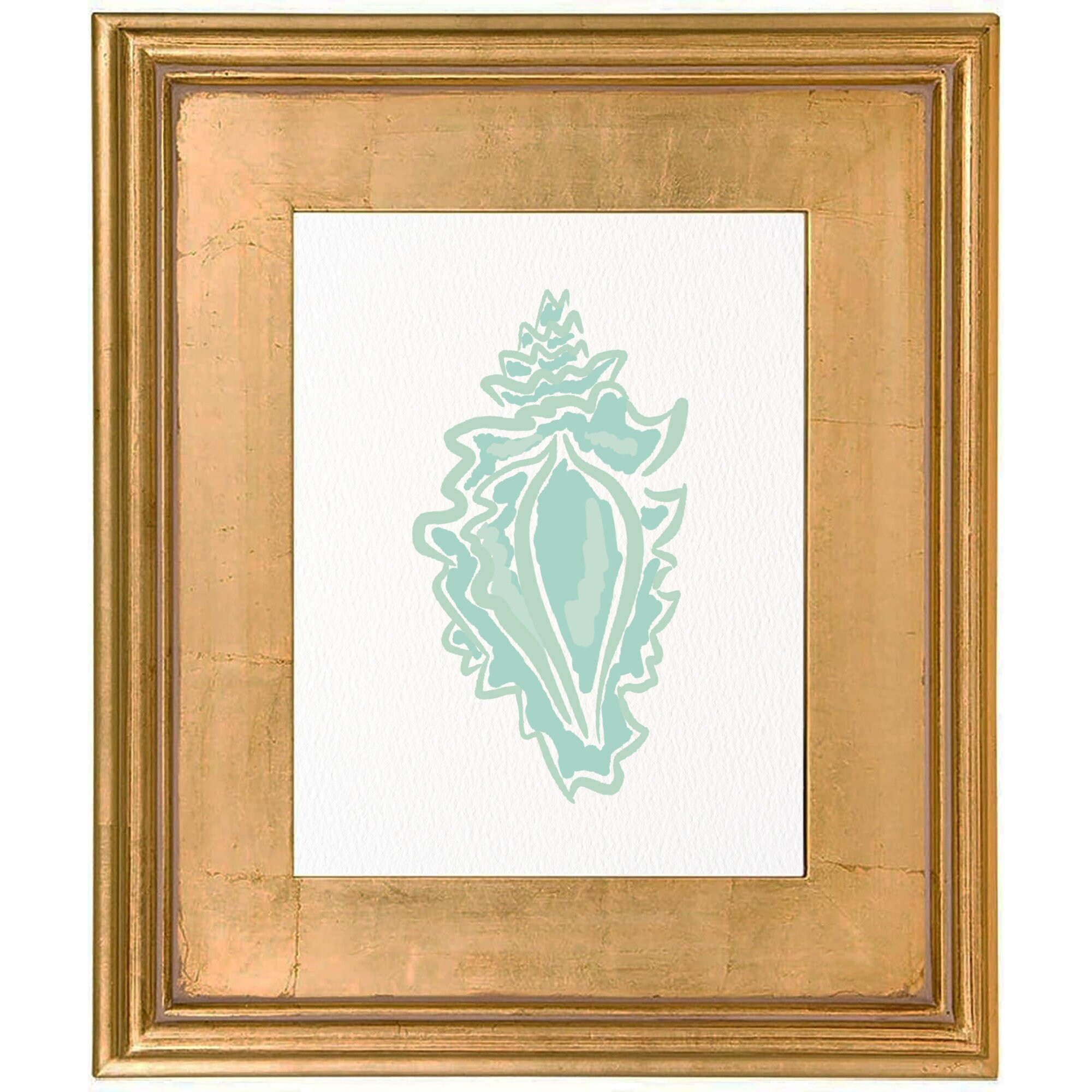 Seafoam Green Seashell Printable Art ~ Wall Art ~ Seafoam Shell Posters ...