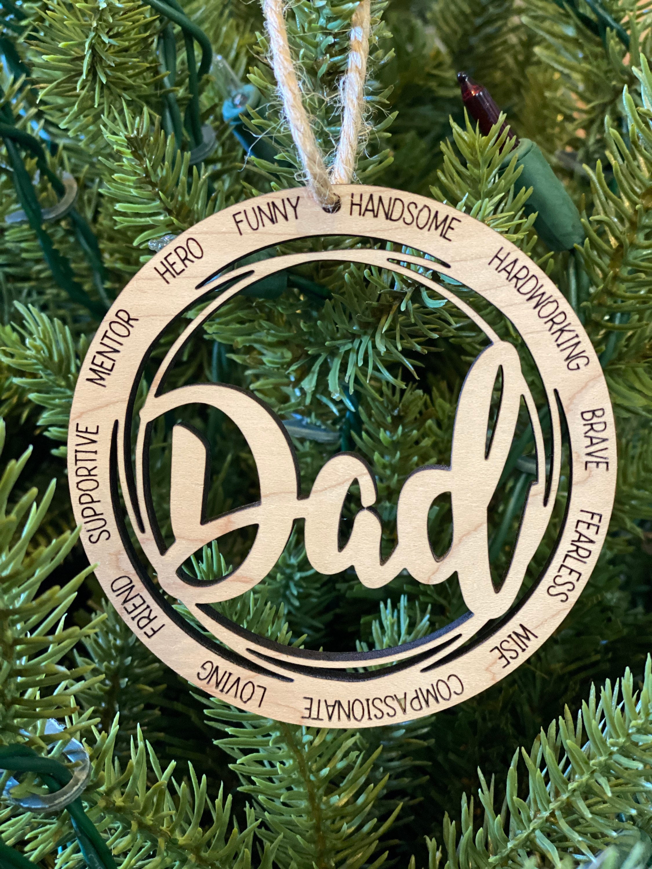 Dad Christmas Ornament 