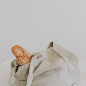 Großer Leinenbeutel/ LeinenTasche/ Leinen Einkaufstasche/ verschiedene Farben/ Hygge Home
