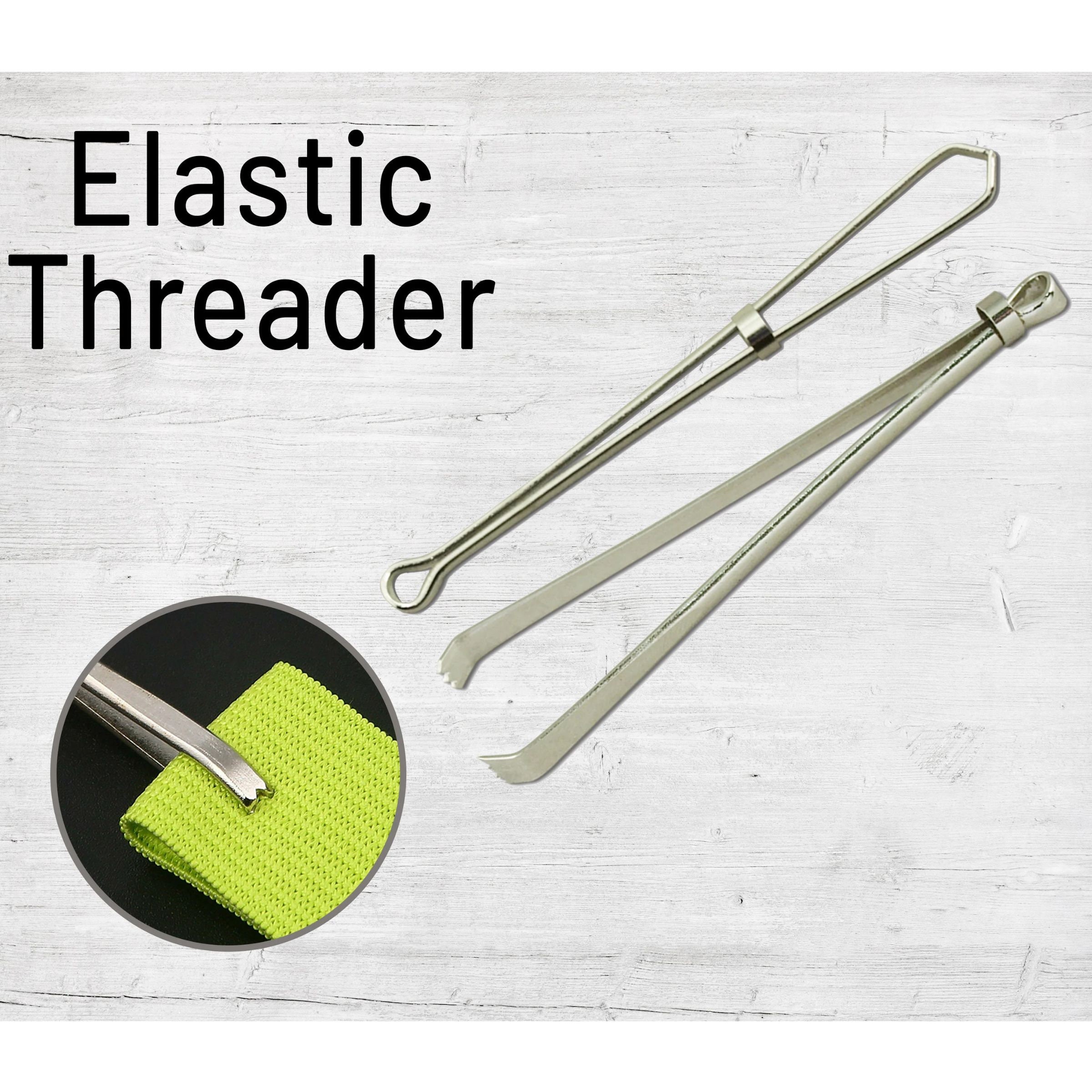 METAL BODKIN Elastic Threader Sewing Tool Needle Threader Elastic Tweezers  Easy Pull Bodkin -  Norway