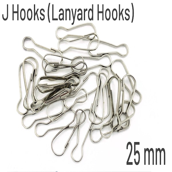 25 mm Lanyard Hooks, Spring Hooks, Purse Clasp, ID Card Snap Clips