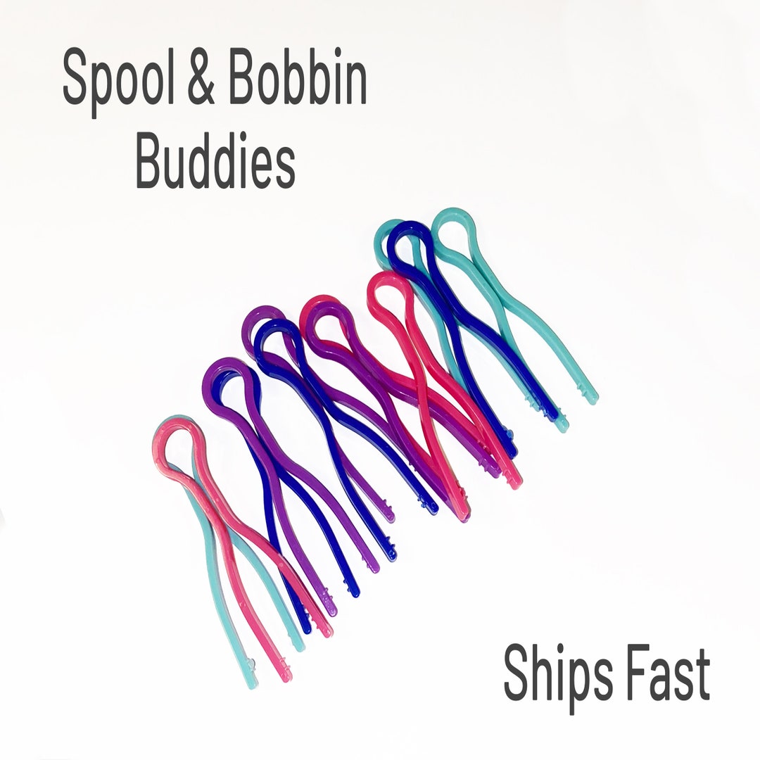 Thread Spool Bobbin Buddies Clamp Holder for Keeping Thread and Bobbins