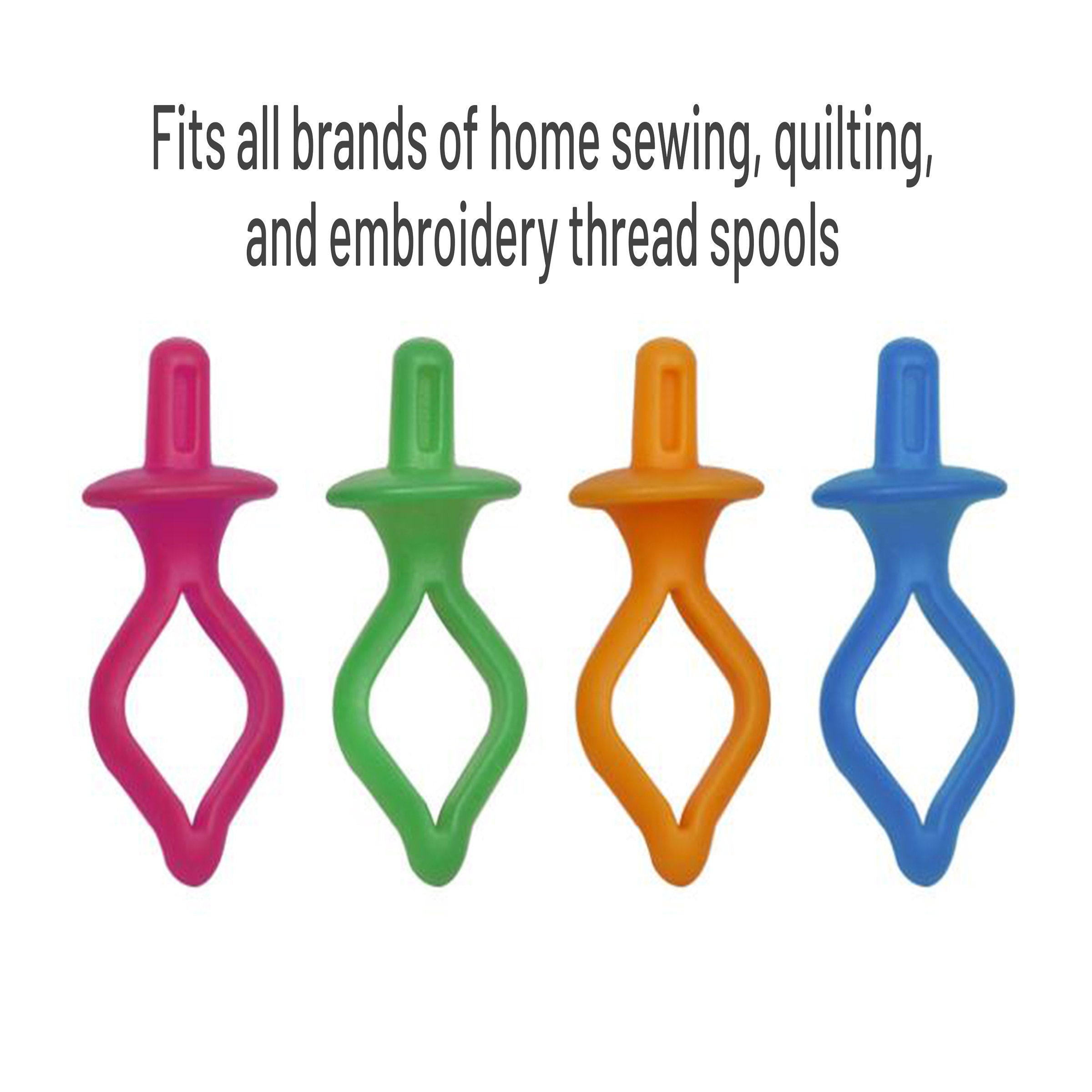 48 Pcs Silicone Bobbin Thread Clips - Spool Savers To Keep Sewing & Embroidery Threads From Unraveling - View #6