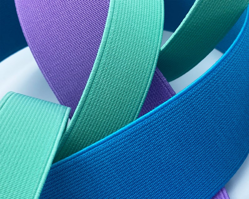 1 1/2 Inch Wide Elastic Band 38mm Colored Stretch Elastic by Etsy