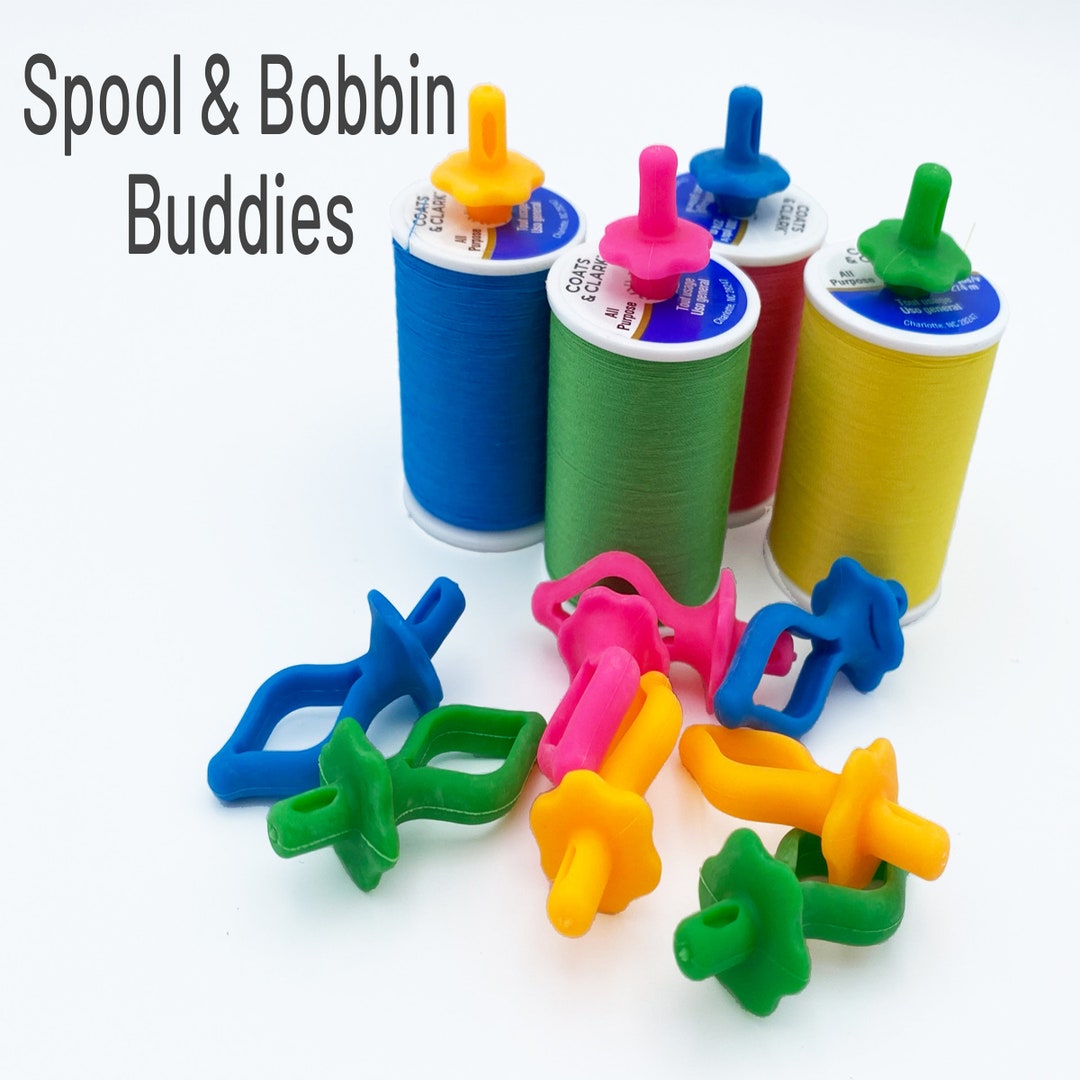 Thread Spool Bobbin Buddies Silicone Clamp Holder for Keeping Thread