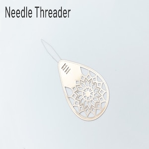 Beautiful Metal Needle Threader | Hand Sewing Needle Tool