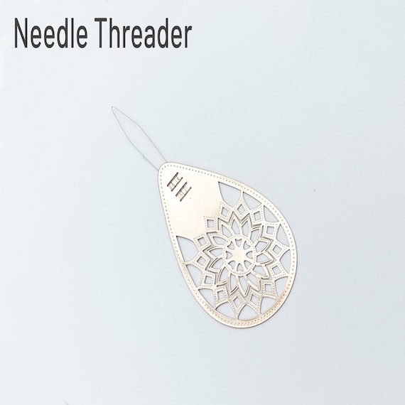 Beautiful Metal Needle Threader | Hand Sewing Needle Tool