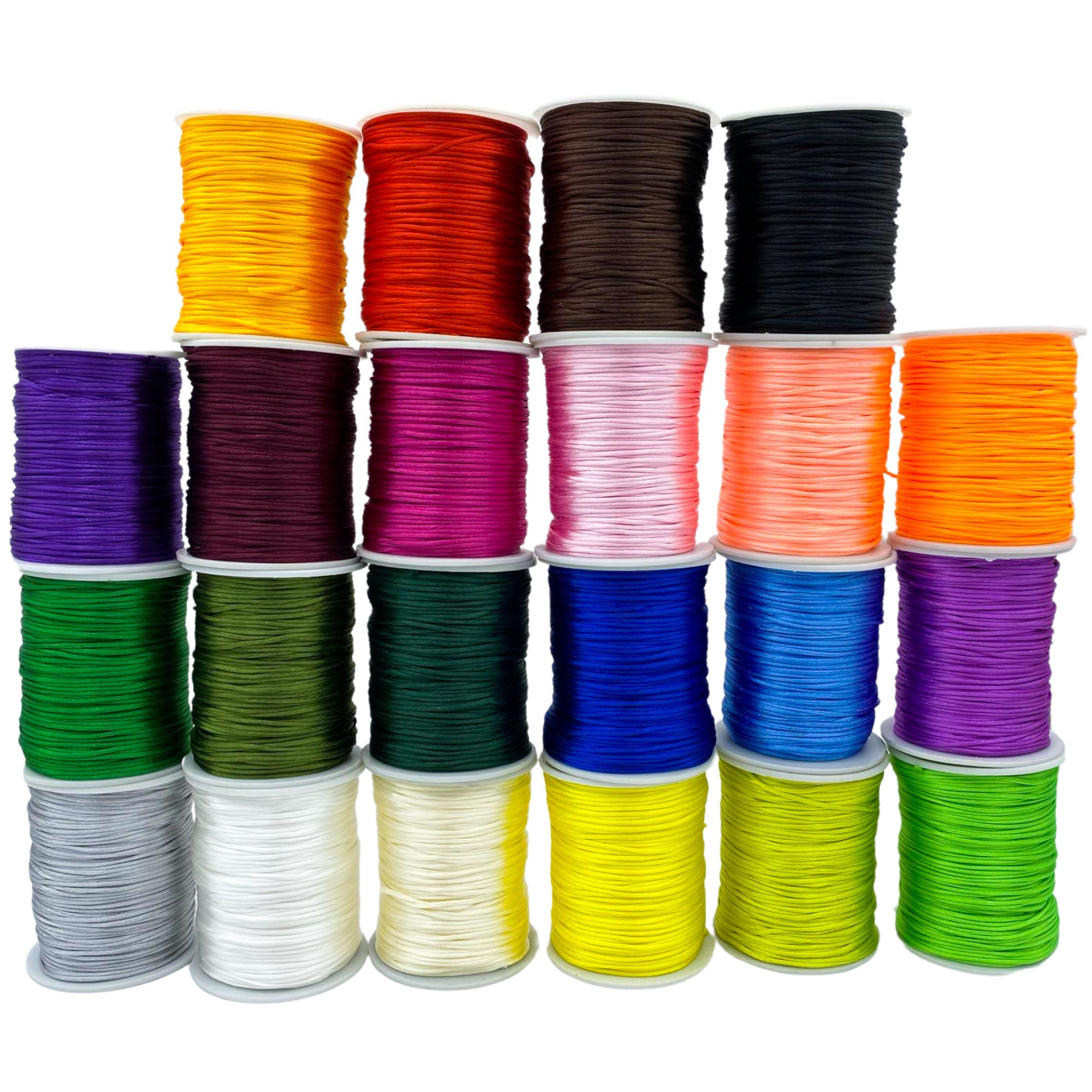 Ben Collection 2mm X 100 Yard Rattail Satin Nylon Trim Cord Chinese Knot