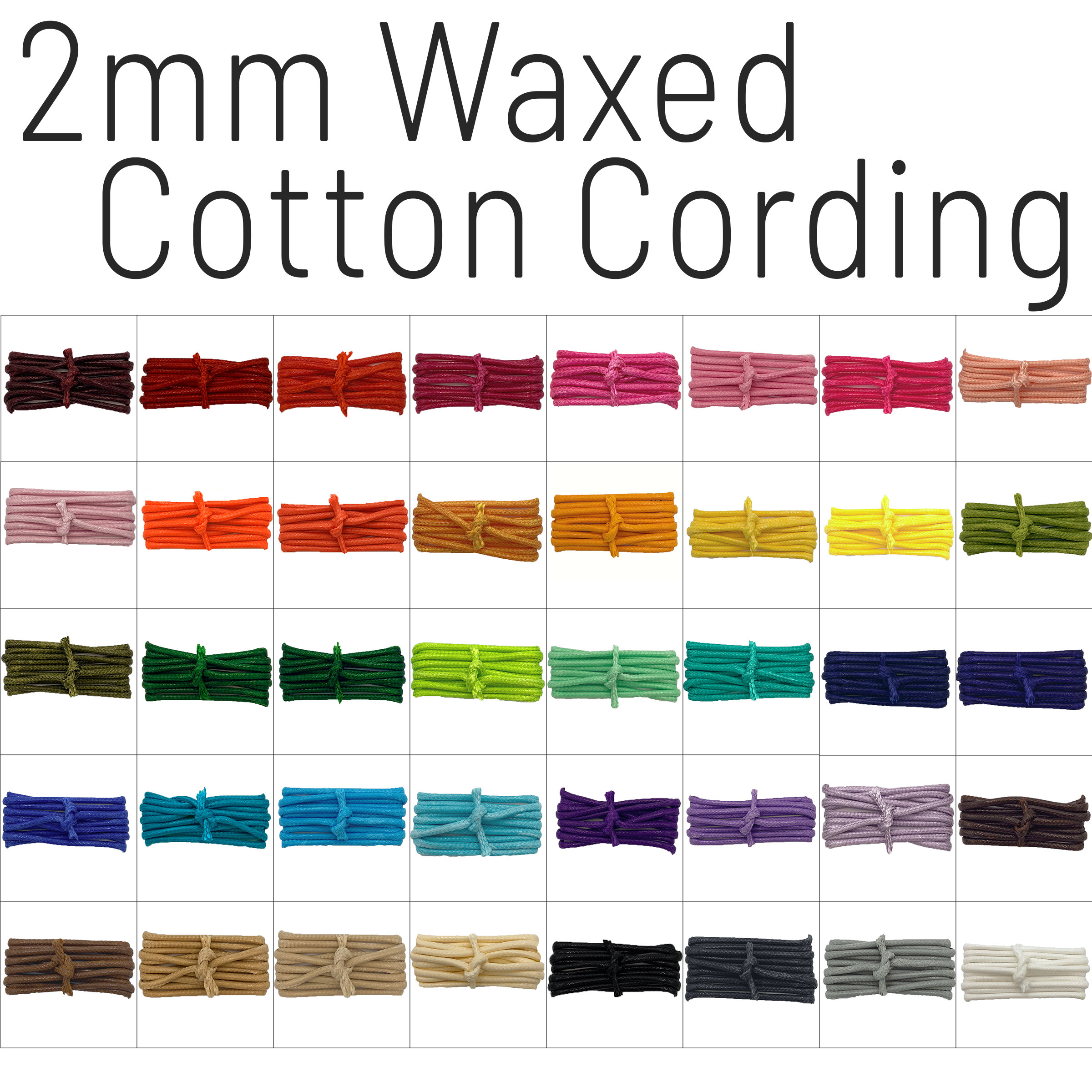 Promi Twisted Piping 2 Macrame Cotton Cord/Dori Thread (50  Meters, 1.5mm) - Piping Macrame Cotton Cord/Dori Thread