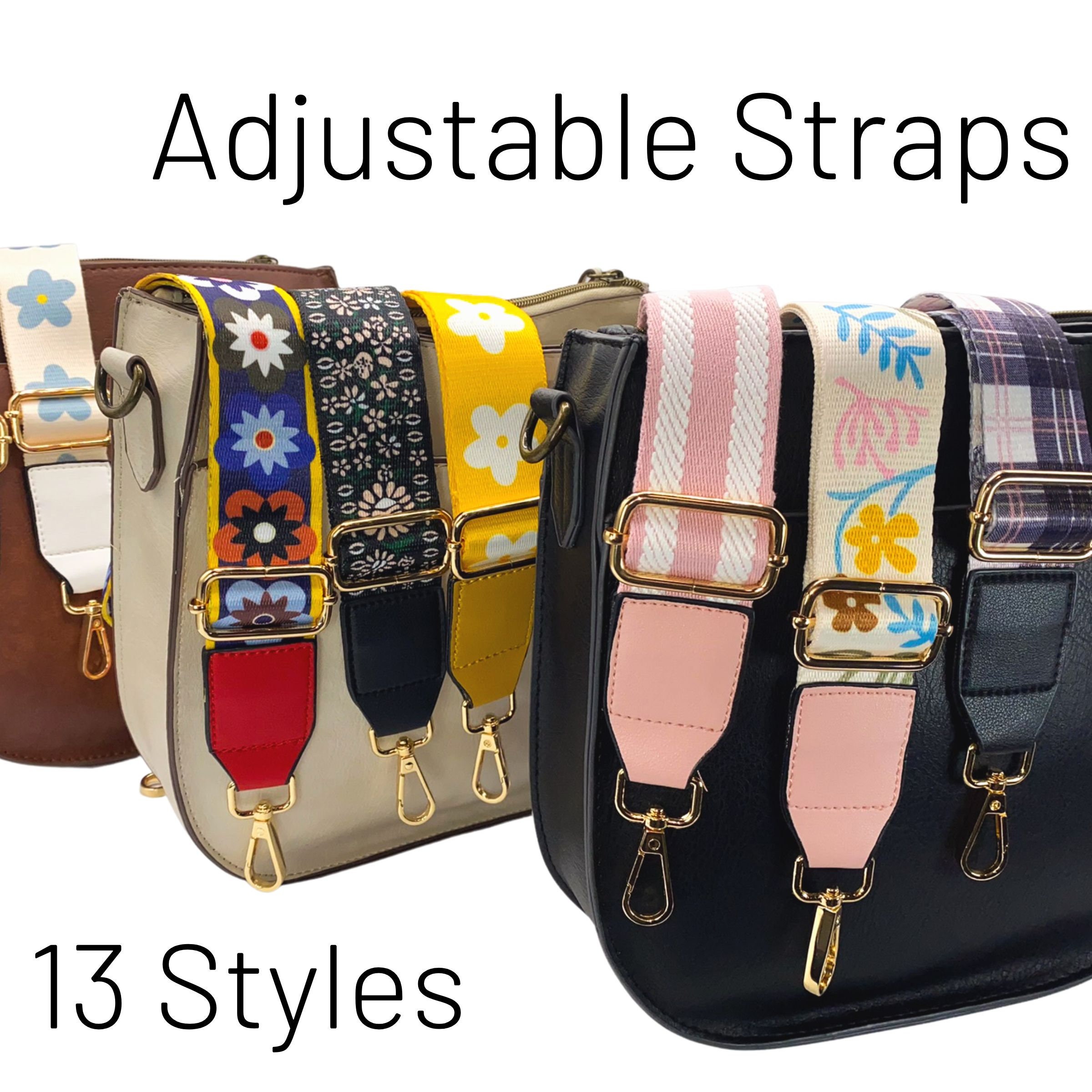 Straps for Purses, handbags.All Embossed Genuine Leather, Custom Up to 47” Adjustable (standard)or Any Size Required Red