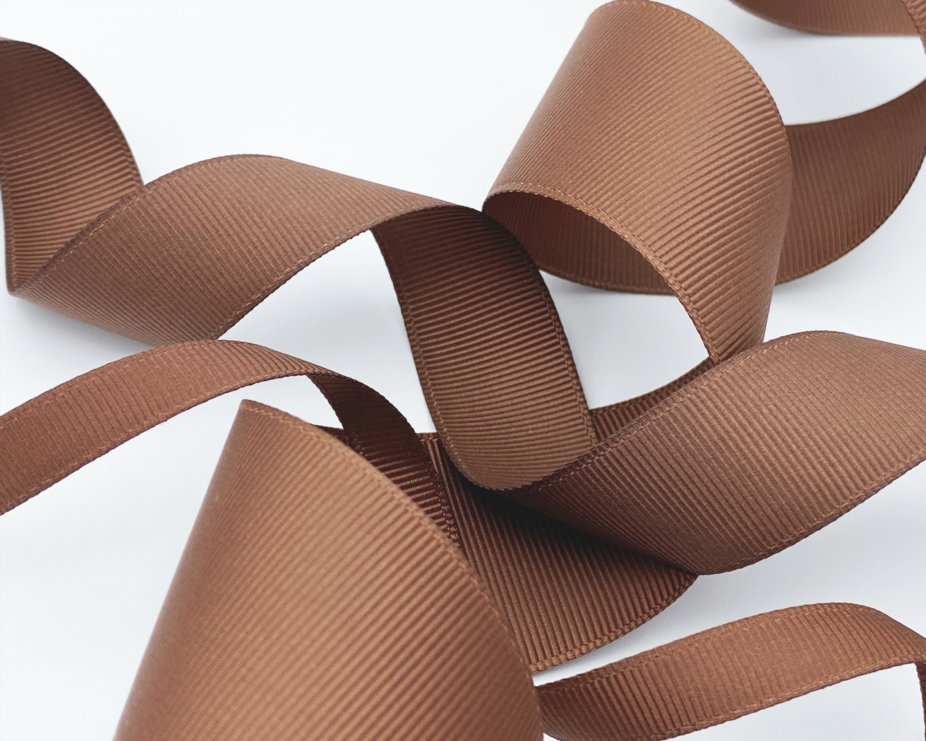 Boldly Brown GROSGRAIN Ribbon By The Yard CHOOSE Width & Etsy