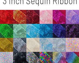3 Inch Small Sequin Ribbon