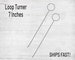 Loop Turner  7 inch Sewing Notions - Great for Threading Cord Adjusters for Face Masks 