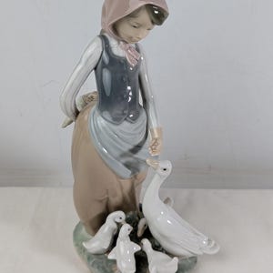 Lladro girl goose - Etsy 日本