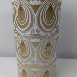 Gouden vaas van Bjorn Wiinblad van de Rosenthal Studio Line Germany 1970