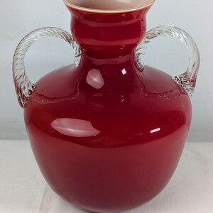 Carafe En Verre Rose Flamant (V. Opalina Florence Empoli) - Décoration Ou Cadeau Idéal